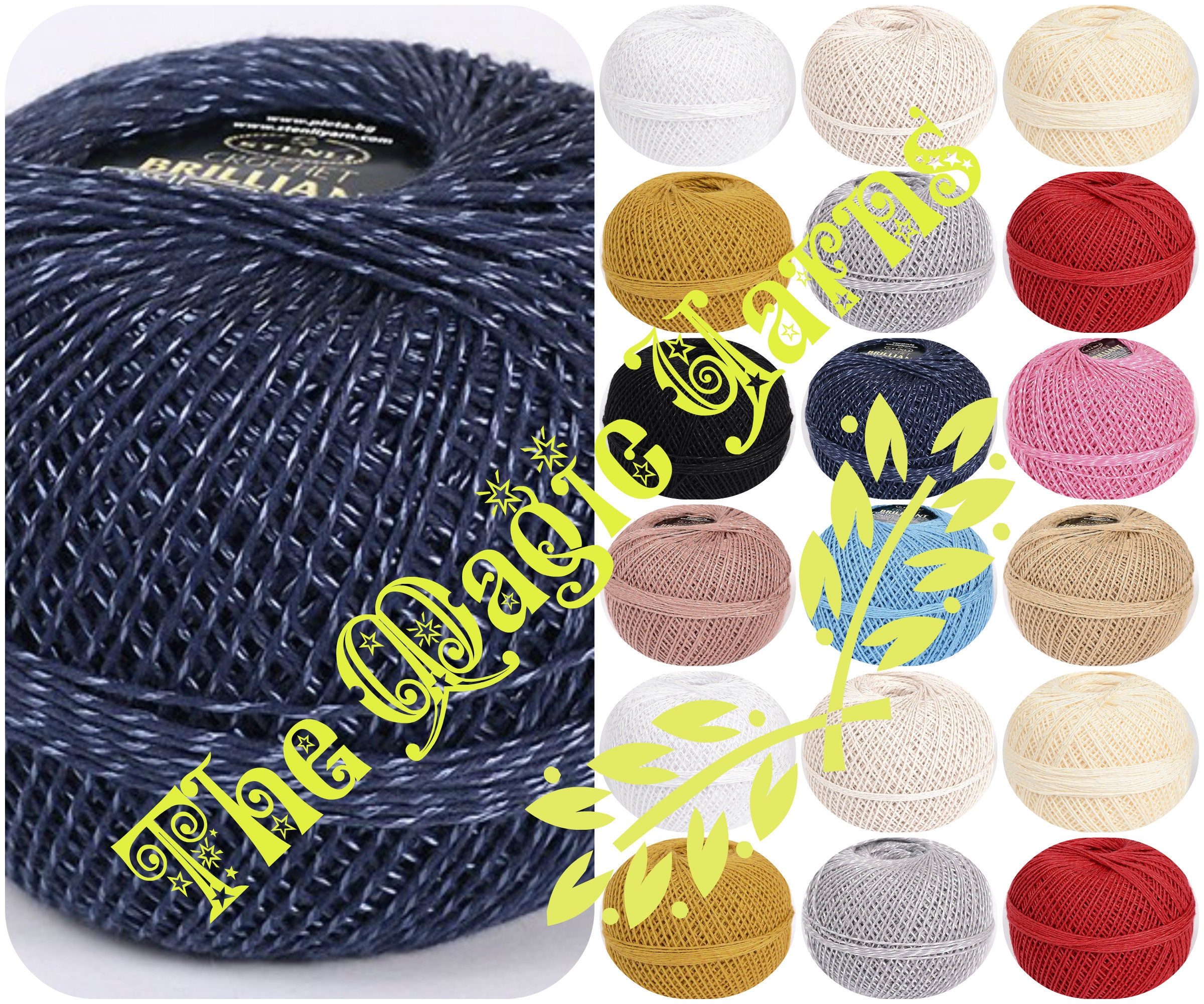 CROCHET THREAD Cotton Crochet Thread Viscose Silk Crochet Etsy Ireland