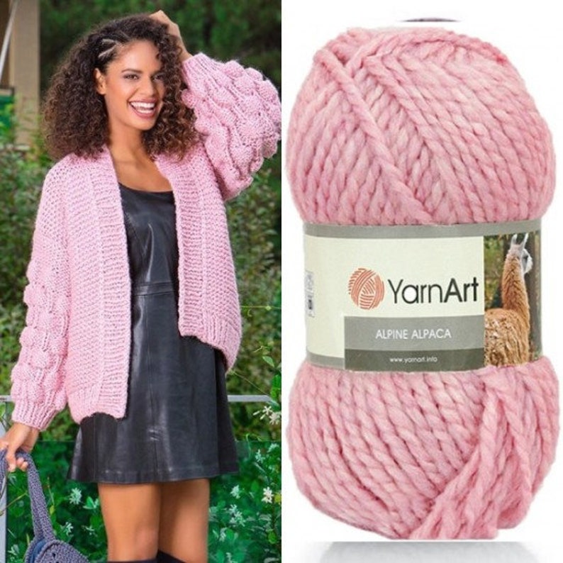 Yarn Art Alpine Alpaca Wool Alpaca Yarn Size 6 Super Bulky Etsy