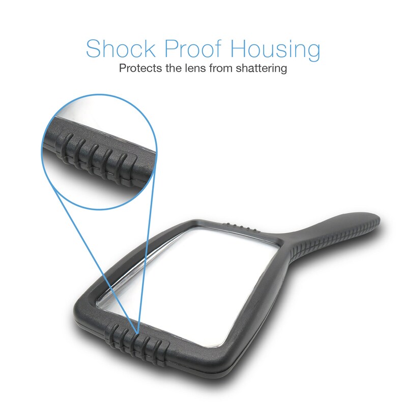 Jumbo Size Magnifying Glass Wide Horizontal Lens3x Etsy