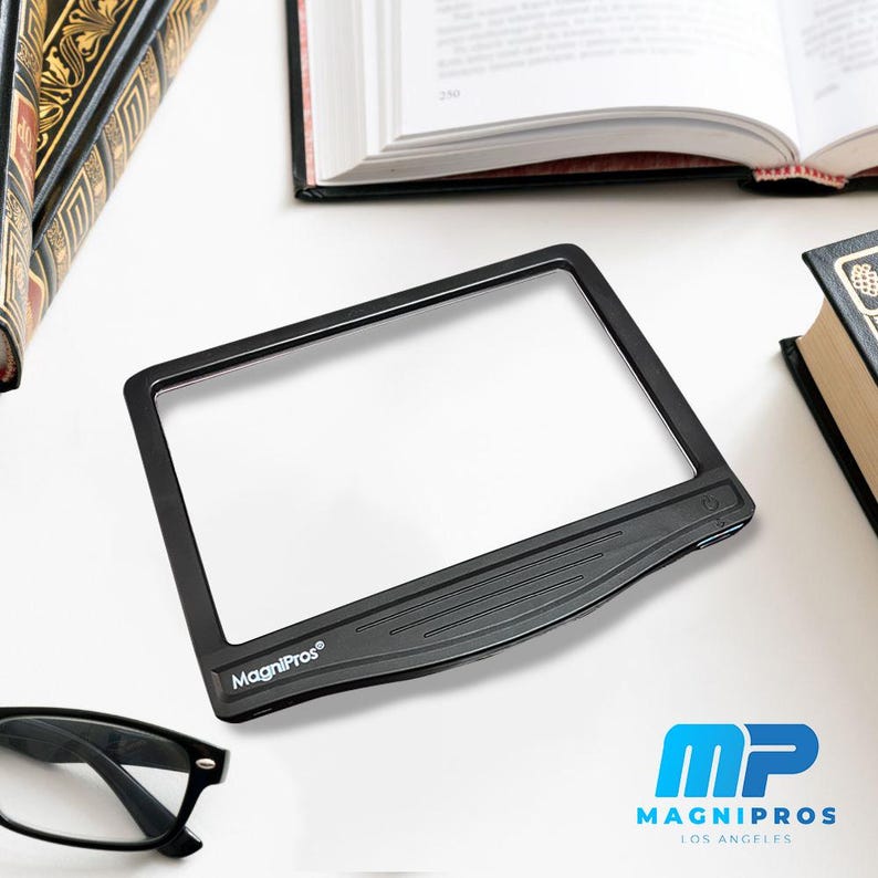5X Large Page Magnifier With 24 Anti-glare Dimmable Leds (provide More ...