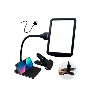 3X Magnifying Desk Lamp with Stepless Dimming for Reading & Close Work