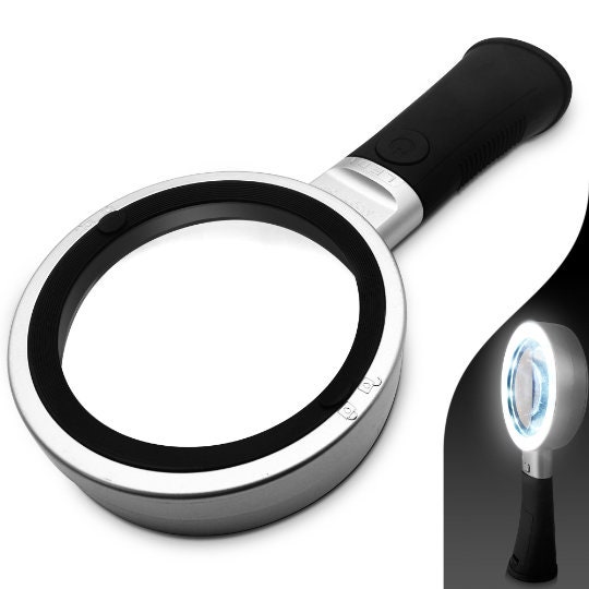 Magnifying GLASS 2x Bifocal Magnifier Reading 3 1/2 Diameter Acrylic 3.5  Round Lens for Reading Magniview CARSON Optical DS-36 Ds36 