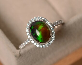 Resultado de imagen para black opal rings