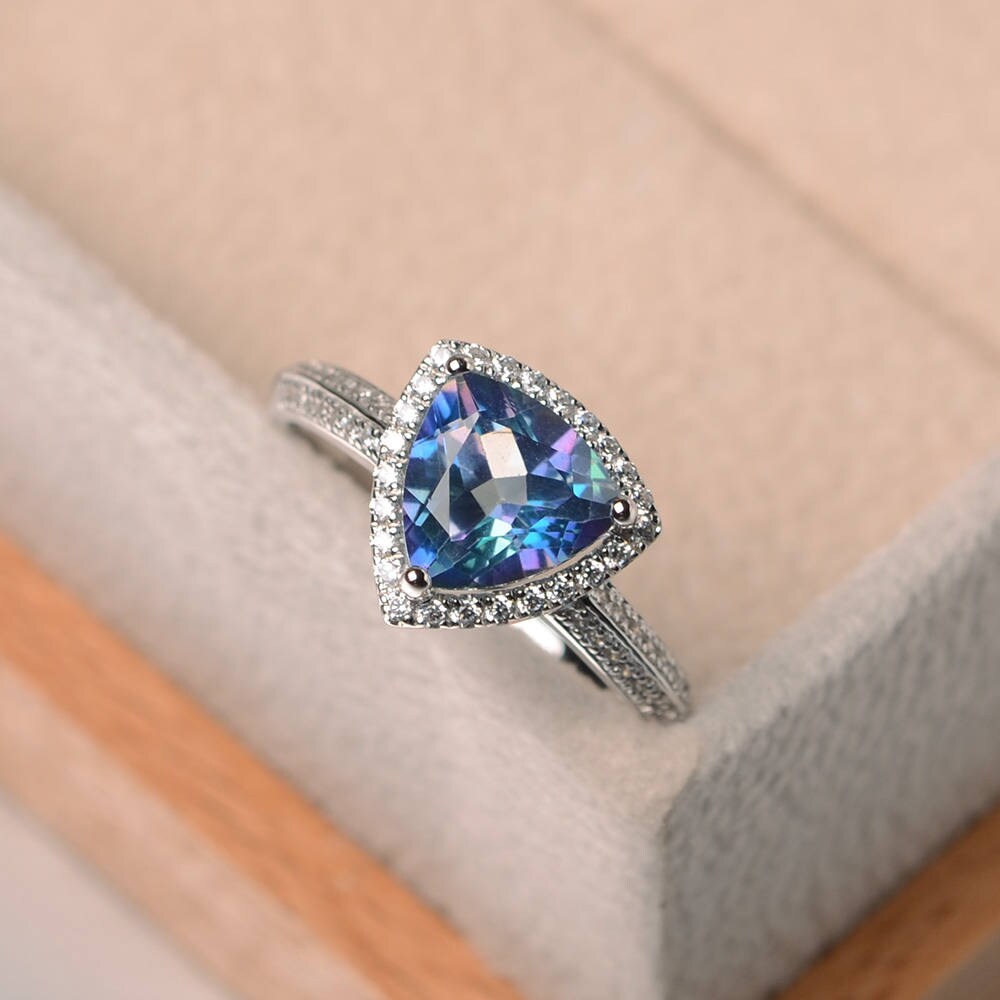 Neptune garden topaz ring neptune topaz ringengagement Etsy