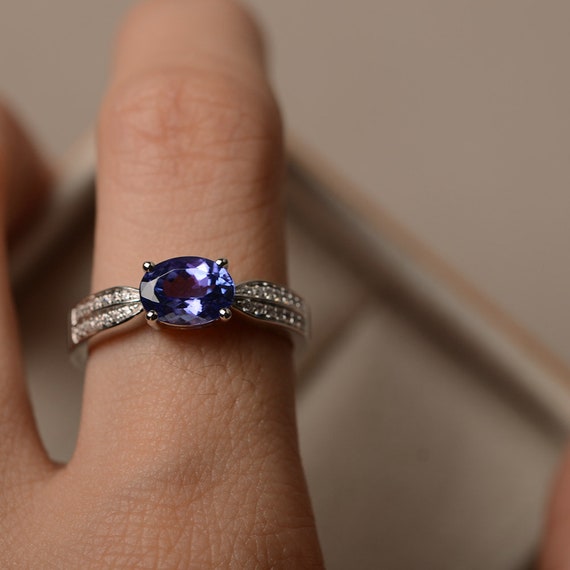 Caes tanzanite december birthstone ring 14k gold – Studio Kroewe