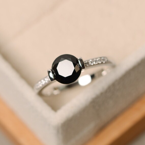 black spinel jewelry