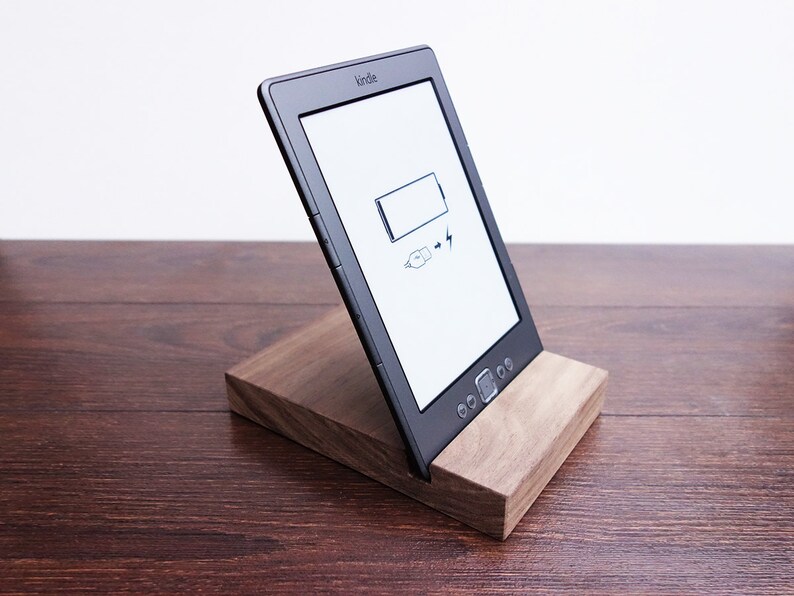 Ipad Stand. Wood Ipad Stand. Wooden Ipad Stand. Walnut Ipad Etsy