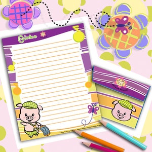 Carta da lettere e busta Oinko
