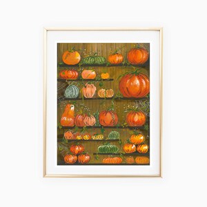 Calabazas con estampado de ilustración de moda