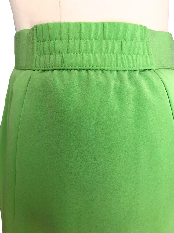 Original 90s Vintage Jacques Vert Lime Green Char… - image 6