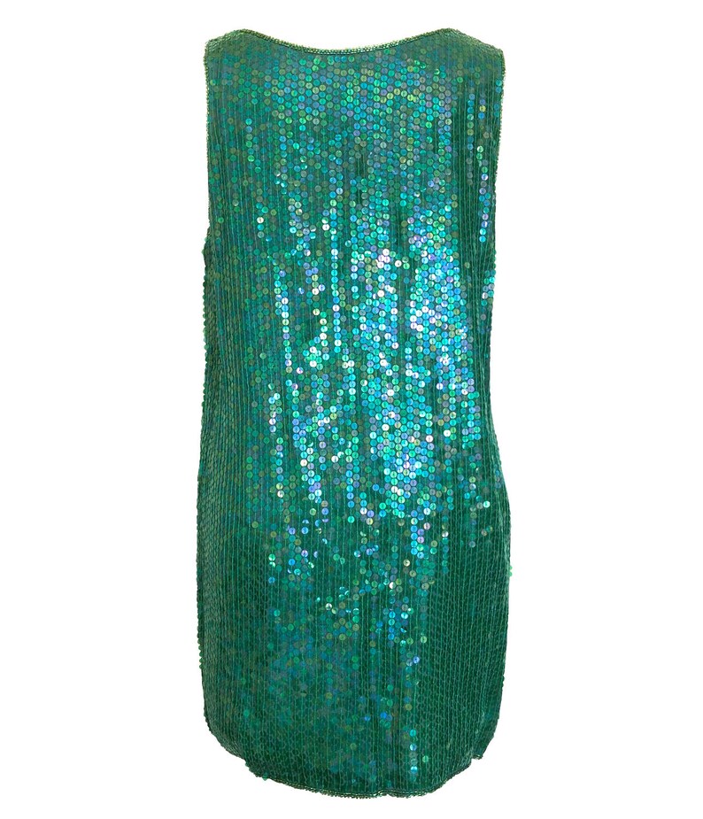 emerald green glitter top