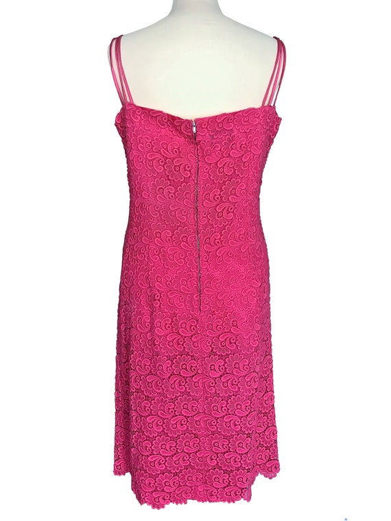 white christmas dresses Embellished Lace-Up Off-Shoulder Mini Dress in Bubblegum Pink