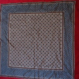 Vintage Yves Saint Laurent 100% silk small scarf