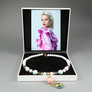 Crystal necklace Pearl necklace Jade gemstone necklace Shell pearl Mashan jade Hematite   for her