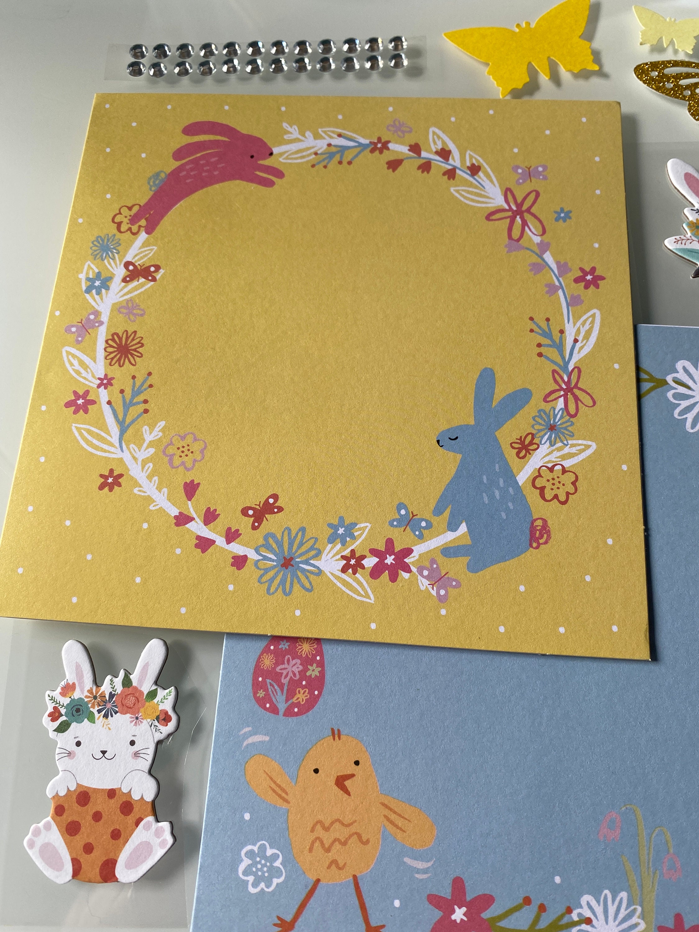 Card Making Kit, Make Your Own Easter Cards Kit, Handmade Card Kit ...