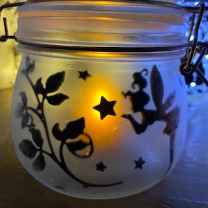 Verlicht Fairy Flowers Jar