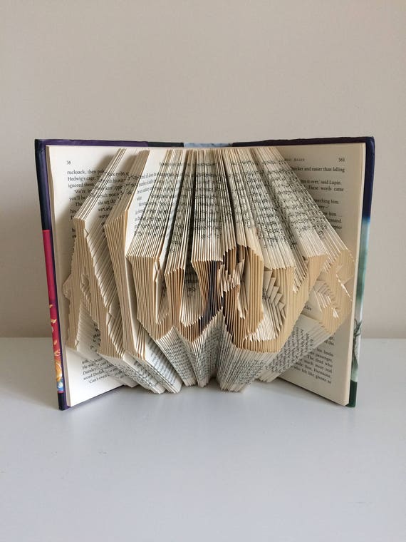 Harry Potter, Book Art, Personalised, Harry Potter Gift Ideas