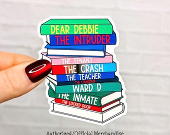 Freida Book Stack Vinyl Sticker - Official Merchandise of Freida McFadden FM06