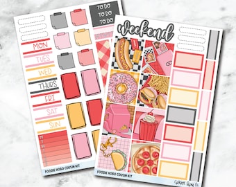 HOBONICHI COUSIN Planner Stickers Mini Kit - Foodie