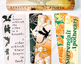 Fourth Wing Bookmarks - Officially Licensed