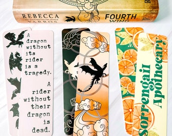 Fourth Wing Bookmarks - Officially Licensed