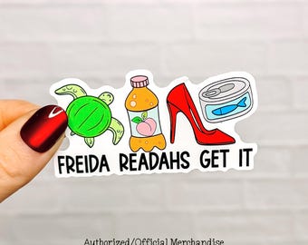 Freida Readahs Get It Vinyl Sticker - Official Merchandise of Freida McFadden FM17