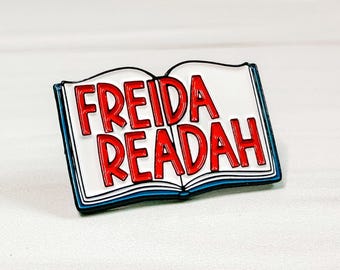 Freida Readah Open Book Enamel Pin - Official Merchandise of Freida McFadden