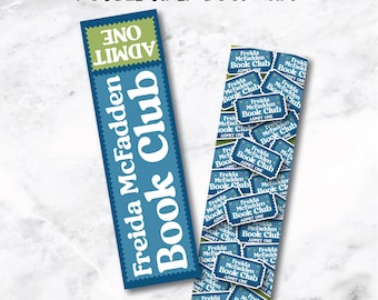 Freida McFadden Book Club Ticket Bookmark - Official Merchandise of Freida McFadden