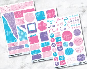 JOURNALING KIT Stickers for Planners, Journals and Notebooks - Carnival