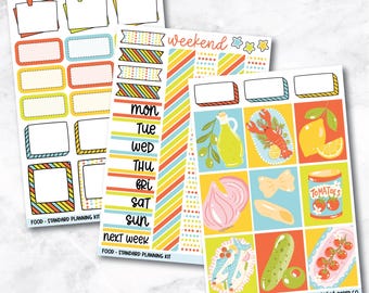Planner Stickers Standard Mini Kit - Food