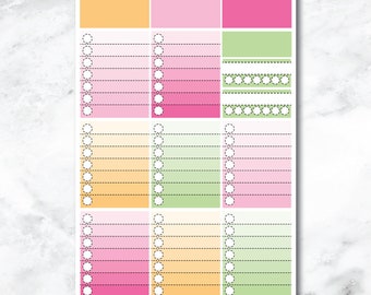 Tulips Full Box Checklists Journaling and Planner Stickers - J