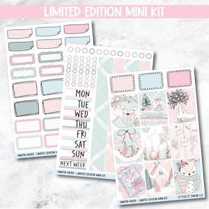 Planner Stickers Standard Mini Kit - Winter Mode