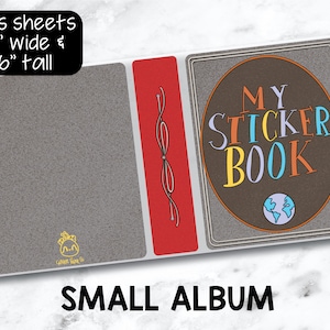 Small Sticker Storage Album - Adventure Book