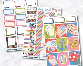 Planner Stickers Standard Mini Kit - Sardines