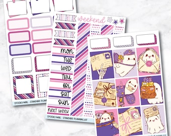 Planner Stickers Standard Mini Kit - Spooky Mail