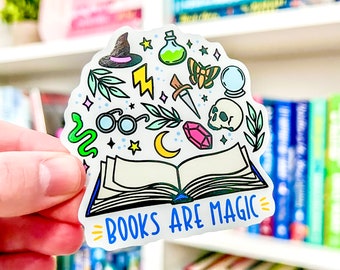 Books are Magic - Bookish Vinyl Sticker