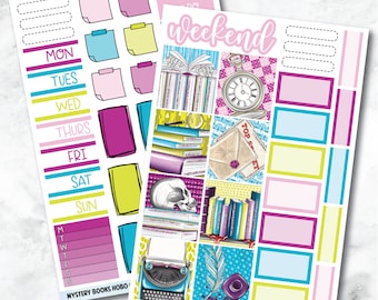 Mystery Books HOBONICHI COUSIN Planner Stickers Mini Kit