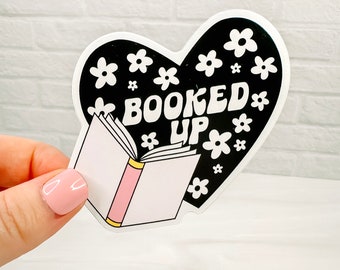 Booked Up Heart - Bookish Vinyl Sticker