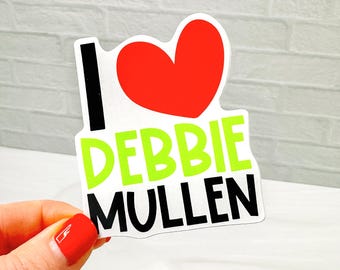 I Heart Debbie Mullen Vinyl Sticker - Official Merchandise of Freida McFadden FM28