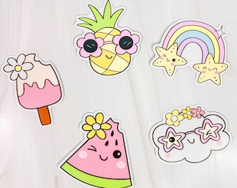 Groovy Summer - Decorative Vinyl Sticker Pack