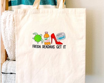 Freida Readahs Get It Canvas Tote - Official Merchandise of Freida McFadden