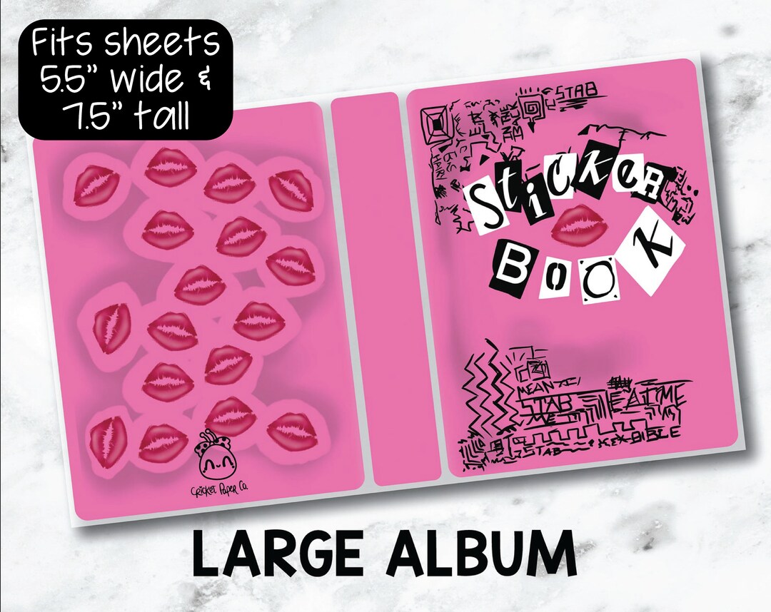 Large Sticker Storage Album - Burn Book