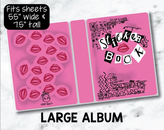 Large Sticker Storage Album Burn Book 
