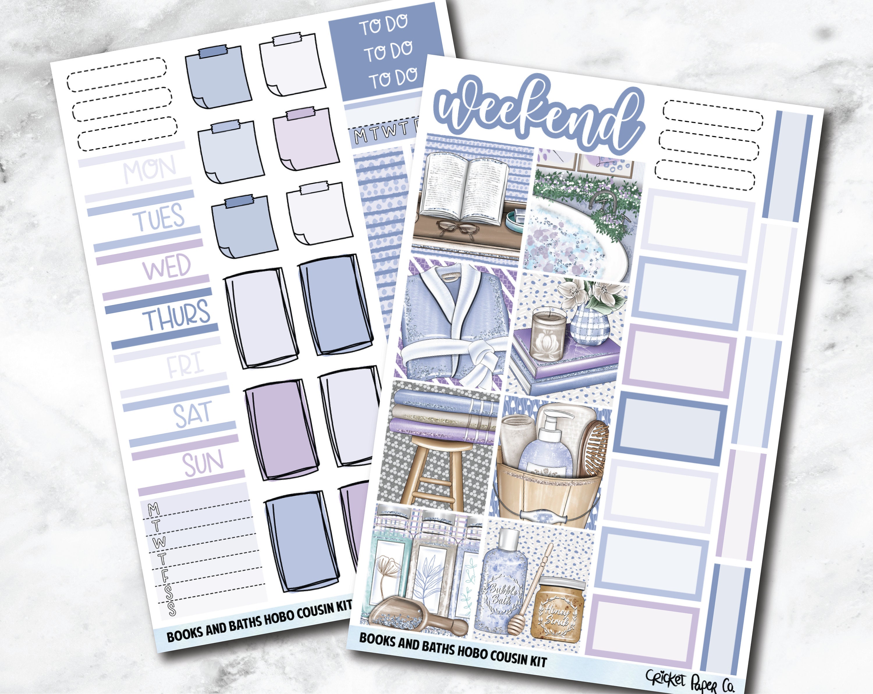 FULL KIT Planner Stickers - Bejeweled Library – Cricket Paper Co.