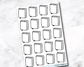Journaling Boxen Buch Journal Sticker - Style 9