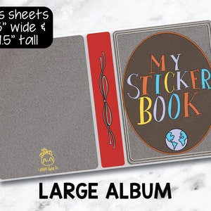 Large Sticker Storage Album - Adventure Book