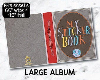 Large Sticker Storage Album - Adventure Book