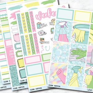 CLEAN Planner Stickers - Full Kit