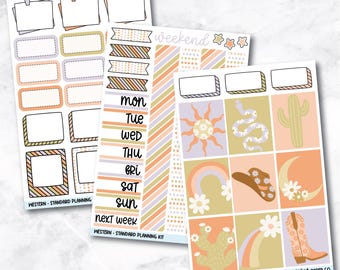 Planner Stickers Standard Mini Kit - Western