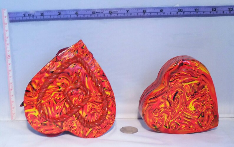 Fimo Box Gift Box Jewelry Box Storage Box Dragon Box Polymer Clay Box Keepsake Box Red Dragon Statue Dragon Ornament Trinket Box
